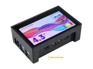 4.3inch Capacitive Touch Display Compatible with 4B Comes with Protection Case 800×480 Resolution IPS Wide Angle MIPI DSI Interface 4.3inch Capacitive Touch Display Compatible with 4B Comes with Protection Case 800×480 Resolution IPS Wide Angle MIPI DSI Interface