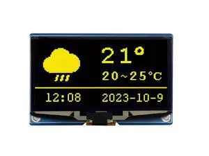 2.42inch OLED Display Module, 128×64 Resolution, SPI / I2C Communication, Yellow Version 2.42inch OLED Display Module, 128×64 Resolution, SPI / I2C Communication, Yellow Version
