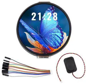 ESP32-C6 1.32inch AMOLED Round Touch Display Development Board, 466×466 Pixels, QSPI Interface, Supports Wi-Fi 6 and BT 5 ESP32-C6 1.32inch AMOLED Round Touch Display Development Board, 466×466 Pixels, QSPI Interface, Supports Wi-Fi 6 and BT 5