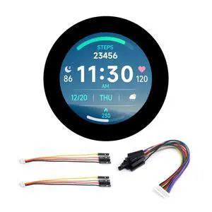 RP2350 2.8inch Round Display Development Board, 480×480, Based On The RP2350B Dual-core & Dual-Architecture Microcontroller, RGB Interface RP2350 2.8inch Round Display Development Board, 480×480, Based On The RP2350B Dual-core & Dual-Architecture Microcontroller, RGB Interface