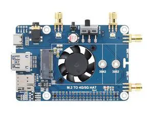 LTE Cat 6 Communication HAT Compatible with , LTE-A Global Multi-Band, GNSS Positioning, Comes with EM060K-GL Module LTE Cat 6 Communication HAT Compatible with , LTE-A Global Multi-Band, GNSS Positioning, Comes with EM060K-GL Module