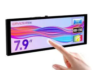 7.9inch Capacitive Touch Display Compatible with 5/4B/3B+/3A+/CM3/3+/4 400×1280 Resolution IPS DSI Interface 7.9inch Capacitive Touch Display Compatible with 5/4B/3B+/3A+/CM3/3+/4 400×1280 Resolution IPS DSI Interface