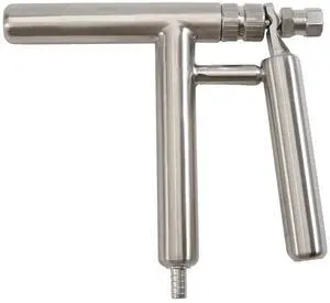 Stainless Steel Beverage Dispensing Gun Spring-Loaded Handle for Sparkling Water or Nitro Coffee(Pluto Beer Gun) Stainless Steel Beverage Dispensing Gun Spring-Loaded Handle for Sparkling Water or Nitro Coffee(Pluto Beer Gun)