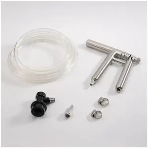 Stainless Steel Beverage Dispensing Gun Spring-Loaded Handle for Sparkling Water or Nitro Coffee(Ball Lock Kit) Stainless Steel Beverage Dispensing Gun Spring-Loaded Handle for Sparkling Water or Nitro Coffee(Ball Lock Kit)