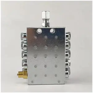10-12 Way Grease Distributor Block Lubricating Distributor 10-12 Way Grease Distributor Block Lubricating Distributor