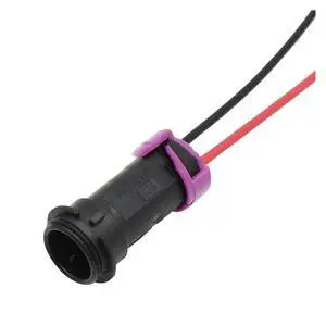 2 Pin Circular Waterproof Fog Lamp Plug Male Female Connector For 813972926 813972923 AICNRUT(Lavender) 2 Pin Circular Waterproof Fog Lamp Plug Male Female Connector For 813972926 813972923 AICNRUT(Lavender)