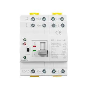 MES1-63NS/4P AC 400V 63A 4 Poles Mini Household ATS Dual Power Automatic Transfer Switch for Home Use Pc Class MES1-63NS/4P AC 400V 63A 4 Poles Mini Household ATS Dual Power Automatic Transfer Switch for Home Use Pc Class