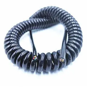 Coiled Extension Cord, Spring Spiral Cable 2.5 M 5 M 7.5 M Black Power Cord Expandable Wire, and Cable 6 Core 8 Core 24AWG 20AWG,(6 Core 24awg,Line Length 2.5m) Coiled Extension Cord, Spring Spiral Cable 2.5 M 5 M 7.5 M Black Power Cord Expandable Wire, and Cable 6 Core 8 Core 24AWG 20AWG,(6 Core 24awg,Line Length 2.5m)
