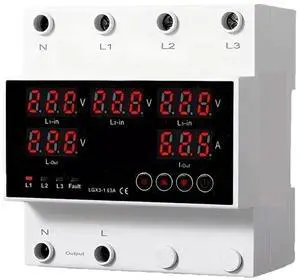 63A 80A 100A Voltage Protector Phase Transfer Switch with Over Current Limit for 3 Phase ATS(220V 63A) 63A 80A 100A Voltage Protector Phase Transfer Switch with Over Current Limit for 3 Phase ATS(220V 63A)