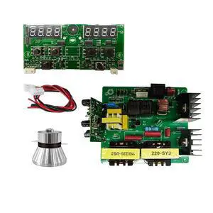 120W Ultrasonic Cleaner PCB Driver Boards Circuit Board Kit with 40KHz 2 PCS Ultrasounic Transducer(220V) 120W Ultrasonic Cleaner PCB Driver Boards Circuit Board Kit with 40KHz 2 PCS Ultrasounic Transducer(220V)
