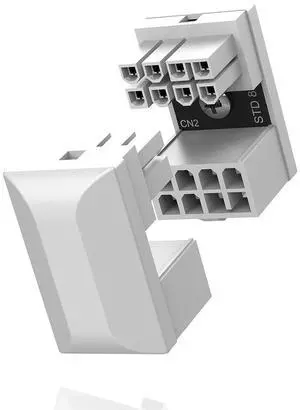 GPU VGA PCIe 8 Pin U Turn 180 Degree Angle Connector Power Adapter Board for Desktop Graphics Card-Standard Type 2-Pack White GPU VGA PCIe 8 Pin U Turn 180 Degree Angle Connector Power Adapter Board for Desktop Graphics Card-Standard Type 2-Pack White