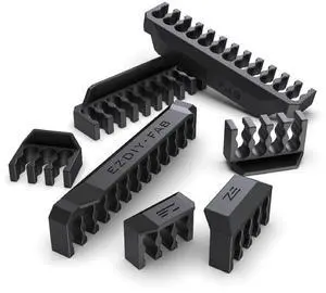 Shield Cable Comb Kit for 16AWG, 18AWG PSU Cable Extension,Includes 4 x 24P + 16 x 8P + 8X 6P-Black Shield Cable Comb Kit for 16AWG, 18AWG PSU Cable Extension,Includes 4 x 24P + 16 x 8P + 8X 6P-Black
