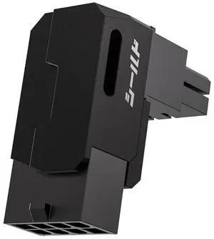 Shield Series 8-Pin PCIe GPU Power Adapter,90-Degree Angled Connector, Aluminum Design for Graphics Cards Standard Type,Black-1 Pack Shield Series 8-Pin PCIe GPU Power Adapter,90-Degree Angled Connector, Aluminum Design for Graphics Cards Standard Type,Black-1 Pack