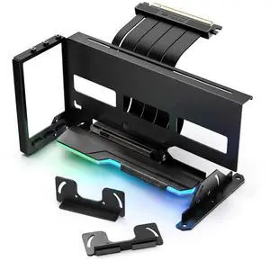 AH18 PCIe 5.0 ARGB Multi-Angle Vertical GPU Mount Kit, Black AH18 PCIe 5.0 ARGB Multi-Angle Vertical GPU Mount Kit, Black