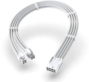 EPS 8-Pin Female to CPU 8-Pin (4+4) ATX 4 Pin Male Power Supply Adapter Extension Cable for Motherboard 11.8 inch (30 cm)-All White EPS 8-Pin Female to CPU 8-Pin (4+4) ATX 4 Pin Male Power Supply Adapter Extension Cable for Motherboard 11.8 inch (30 cm)-All White