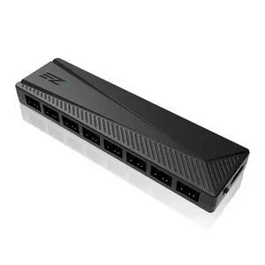 ARGB PWM Fan Hub for PC Case Fan, 8 PWM Ports & 8 ARGB Ports, 12V/5V RGB Motherboard Sync, Easy Cable Management ARGB PWM Fan Hub for PC Case Fan, 8 PWM Ports & 8 ARGB Ports, 12V/5V RGB Motherboard Sync, Easy Cable Management