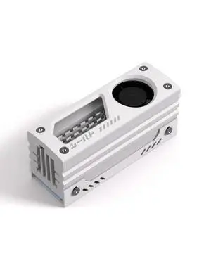 Shield M.2 SSD Heatsink with Build-in 20mm PWM Fan, Premium Aluminum Design, High-Performance SSD Cooler for M.2 2280-White-1 Pack Shield M.2 SSD Heatsink with Build-in 20mm PWM Fan, Premium Aluminum Design, High-Performance SSD Cooler for M.2 2280-White-1 Pack
