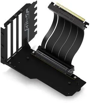 Shield Vertical GPU Mount, 115mm PCIe 4.0 Riser Cable, Black Shield Vertical GPU Mount, 115mm PCIe 4.0 Riser Cable, Black