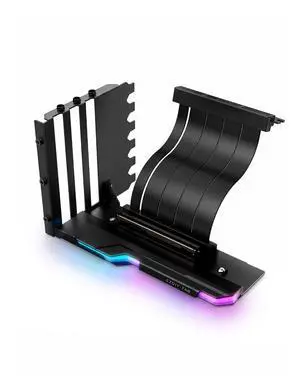 AH00 ARGB Vertical GPU Mount with PCIe 5.0 x16 Riser Cable, Black AH00 ARGB Vertical GPU Mount with PCIe 5.0 x16 Riser Cable, Black