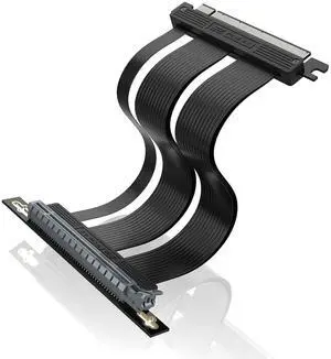 PCI Express 4.0 16x Flexible Cable Extension Port Adapters for Graphics Card, High Speed PCIE Gen4 Riser Cable 90 Degrees-170mm PCI Express 4.0 16x Flexible Cable Extension Port Adapters for Graphics Card, High Speed PCIE Gen4 Riser Cable 90 Degrees-170mm