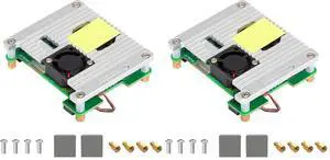 for Raspberry Pi 5 PoE Hat, 5V 4.5A Power Over Ethernet for Raspberry Pi 4B, 3B+, Support IEEE 802.3af or 802.3at PoE Standard with Active Cooling Fan (Pack of 2) for Raspberry Pi 5 PoE Hat, 5V 4.5A Power Over Ethernet for Raspberry Pi 4B, 3B+, Support IEEE 802.3af or 802.3at PoE Standard with Active Cooling Fan (Pack of 2)