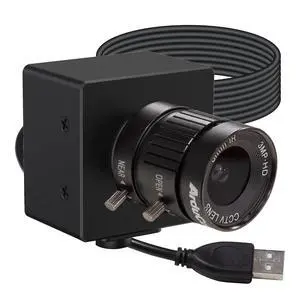 1.58MP IMX296 Monochrome Global Shutter USB 3.0 Camera Module, 44FPS High-Speed UVC Industrial Camera with 6mm CS Lens for Machine Vision, Industrial Automation, AI, Linux & Windows 1.58MP IMX296 Monochrome Global Shutter USB 3.0 Camera Module, 44FPS High-Speed UVC Industrial Camera with 6mm CS Lens for Machine Vision, Industrial Automation, AI, Linux & Windows