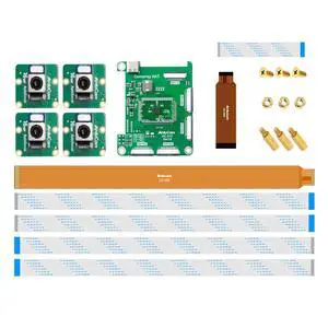 16MP Autofocus Quad-Camera Kit for Raspberry Pi, 16MP IMX519 Autofocus Synchronized Pi Camera, Compatible with Nvidia Jetson Board 16MP Autofocus Quad-Camera Kit for Raspberry Pi, 16MP IMX519 Autofocus Synchronized Pi Camera, Compatible with Nvidia Jetson Board