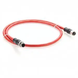 CC-Link M12 A Code 4 Pin Male to Female Extension Cable Shielded Fieldbus Communication IP67 Waterproof Industrial Cable for PLC, Servo Drives, I/O Modules, Robotics Automation(1M/3.28FT) CC-Link M12 A Code 4 Pin Male to Female Extension Cable Shielded Fieldbus Communication IP67 Waterproof Industrial Cable for PLC, Servo Drives, I/O Modules, Robotics Automation(1M/3.28FT)