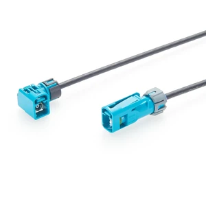 IP67 Left Angle Fakra Z Code Female to Female RF Coaxial Cable (Left, 2M) IP67 Left Angle Fakra Z Code Female to Female RF Coaxial Cable (Left, 2M)