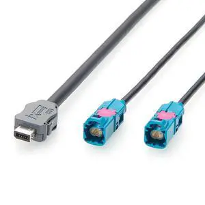 AEcable 2Y Automotive Ethernet Cable IX to Dual H-MTD Z Code E6S10A-1CAZ5-Z Male Cable 100BASE-T1/1000BASE-T1 for ADAS, Autonomous Driving, in-Vehicle Network(2M/6.6FT) AEcable 2Y Automotive Ethernet Cable IX to Dual H-MTD Z Code E6S10A-1CAZ5-Z Male Cable 100BASE-T1/1000BASE-T1 for ADAS, Autonomous Driving, in-Vehicle Network(2M/6.6FT)