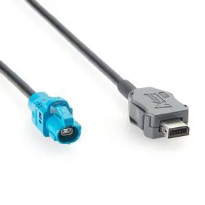 E6K10A-1CAZ5-Z H-MTD Female to IX Plug IX40G-A-10S-CV(7.0) Automotive Ethernet Cable 10Gbps 100/1000BASE-T1 in-Vehicle Network Cable for ADAS, Autonomous Driving, Car Cameras(1.5M/4.92FT) E6K10A-1CAZ5-Z H-MTD Female to IX Plug IX40G-A-10S-CV(7.0) Automotive Ethernet Cable 10Gbps 100/1000BASE-T1 in-Vehicle Network Cable for ADAS, Autonomous Driving, Car Cameras(1.5M/4.92FT)