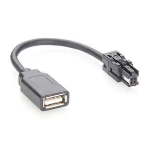 USB 2.0 A Female to HSC 4Pin Female Automotive Cable Compatible with CAA00HSC1001100 USB to HSC Car Data & Power Vehicle Diagnostics Cable for Infotainment, GPS Navigation, ECU (17cm) USB 2.0 A Female to HSC 4Pin Female Automotive Cable Compatible with CAA00HSC1001100 USB to HSC Car Data & Power Vehicle Diagnostics Cable for Infotainment, GPS Navigation, ECU (17cm)