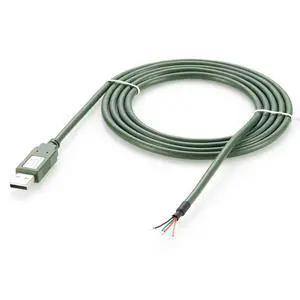 Compatible USB-RS485-WE-1800 USB 2.0 A to RS485 Serial Wire End Cable with FTDI FT232R Chip USB to UART COM Port Converter for Windows, Linux, MacOS, Android(1.8M/5.91FT) Compatible USB-RS485-WE-1800 USB 2.0 A to RS485 Serial Wire End Cable with FTDI FT232R Chip USB to UART COM Port Converter for Windows, Linux, MacOS, Android(1.8M/5.91FT)