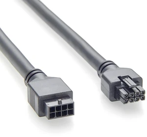 Micro-Fit 3.0 8Pin Male Plug to Female Receptacle Cable Assembly 8 Circuits Dual Row Power and Signal Cable Compatible with 430200801 to 430250800 (1PC, 2M/6.6FT) Micro-Fit 3.0 8Pin Male Plug to Female Receptacle Cable Assembly 8 Circuits Dual Row Power and Signal Cable Compatible with 430200801 to 430250800 (1PC, 2M/6.6FT)