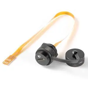 Outdoor IP67 Nano SIM Card Extension Cable Panel Mount Male to Female Flex Extender FPC Waterproof Cable Nano SIM Flat Adapter Cord for 4G/LTE, 5G, GPS, Remote Gateway, IoT, Routers(0.2M) Outdoor IP67 Nano SIM Card Extension Cable Panel Mount Male to Female Flex Extender FPC Waterproof Cable Nano SIM Flat Adapter Cord for 4G/LTE, 5G, GPS, Remote Gateway, IoT, Routers(0.2M)
