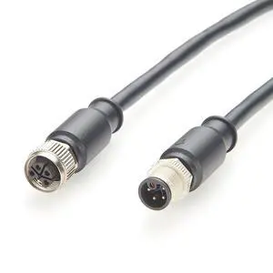 Profinet M12 L Code 5Pin Power Supply Cable IP67 Waterproof Shielded Male to Female Extension Cable 63V for Industrial Automation, I/O Boxes, DC Motors(3M/9.84FT) Profinet M12 L Code 5Pin Power Supply Cable IP67 Waterproof Shielded Male to Female Extension Cable 63V for Industrial Automation, I/O Boxes, DC Motors(3M/9.84FT)