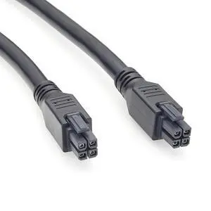 Mega-Fit 5.7mm 4 Pin to Mega-Fit OTS Cable Assembly Dual Row 4 Circuits 12AWG High Current Power Cable 23A 600V Compatible with 245136-0410, 245136-0420 for Automotive(2M/6.6FT) Mega-Fit 5.7mm 4 Pin to Mega-Fit OTS Cable Assembly Dual Row 4 Circuits 12AWG High Current Power Cable 23A 600V Compatible with 245136-0410, 245136-0420 for Automotive(2M/6.6FT)