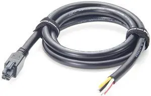 Mega-Fit 5.7mm 4Pin to Open End Power Cable High Current 23A 600V 12AWG Wire Compatible 245136 Series for Wire-to-Board, Industrial Automation(1.5M/4.92FT) Mega-Fit 5.7mm 4Pin to Open End Power Cable High Current 23A 600V 12AWG Wire Compatible 245136 Series for Wire-to-Board, Industrial Automation(1.5M/4.92FT)
