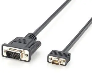 Micro DB9 to DB9 Male Cable 9 Pin Micro-D D-Sub Serial Cable Micro DB9 to DB9 Male Cable 9 Pin Micro-D D-Sub Serial Cable
