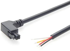 Up Angled Micro Fit 3.0mm 4Pin to Open End Cable Dual Row 4Pin Power & Signal Cable 20AWG for Wire-to-Board (Up, 1.5M) Up Angled Micro Fit 3.0mm 4Pin to Open End Cable Dual Row 4Pin Power & Signal Cable 20AWG for Wire-to-Board (Up, 1.5M)