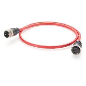 CC-Link 7/8"-16UN 4 Pin Male to Female Extension Cable IP67 Waterproof Minifast Threaded Circular Connector Fieldbus Industrial Cable for PLC, Servo Drive, Robotics Automation (Straight, 1M/3.28FT) CC-Link 7/8"-16UN 4 Pin Male to Female Extension Cable IP67 Waterproof Minifast Threaded Circular Connector Fieldbus Industrial Cable for PLC, Servo Drive, Robotics Automation (Straight, 1M/3.28FT)