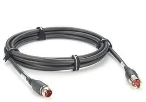M23 3 Pin Male to Female Power Extension Cable IP67 Waterproof Industrial M23 Circular Connector for Servo Motor, Robotics, CNC Machine (Straight, 2M/6.6FT) M23 3 Pin Male to Female Power Extension Cable IP67 Waterproof Industrial M23 Circular Connector for Servo Motor, Robotics, CNC Machine (Straight, 2M/6.6FT)