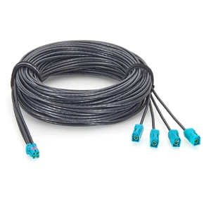 Quad TE Mate-AX Mini FAKRA Z Code Female to FAKRA Female Automotive Splitter Cable 2298721-9 to 2-2326910-0 FPD-Link GMSL2 Camera Cable for NVIDIA Drive AGX Thor, ADAS, Telematics, LiDAR (10M/32.8FT) Quad TE Mate-AX Mini FAKRA Z Code Female to FAKRA Female Automotive Splitter Cable 2298721-9 to 2-2326910-0 FPD-Link GMSL2 Camera Cable for NVIDIA Drive AGX Thor, ADAS, Telematics, LiDAR (10M/32.8FT)