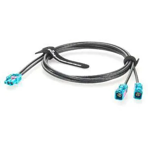 2 in 1 Rosenberger HFM Mini FAKRA Cable Dual Cavity Mini Fakra Z Female AMK16C-1M4Z5-Z to Fakra Female 59Z113-000-Z RF Coaxial Extension Cable for ADAS, Automotive Camera, Infotainment(1M/3.28FT) 2 in 1 Rosenberger HFM Mini FAKRA Cable Dual Cavity Mini Fakra Z Female AMK16C-1M4Z5-Z to Fakra Female 59Z113-000-Z RF Coaxial Extension Cable for ADAS, Automotive Camera, Infotainment(1M/3.28FT)