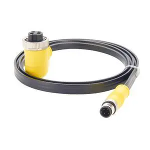 Right Angle Mini-Change 7/8" 4Pin Female to M12 Male ASI Protocol Network Bus Cable ASI Flat Power Distribution Flexible Actuator Sensor Interface Bus Cable for PLC Profibus Interbus(1M/3.28FT) Right Angle Mini-Change 7/8" 4Pin Female to M12 Male ASI Protocol Network Bus Cable ASI Flat Power Distribution Flexible Actuator Sensor Interface Bus Cable for PLC Profibus Interbus(1M/3.28FT)