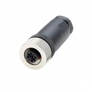 M12 5 Pin A Code Female Socket Panel Aviation Wire Connector 12mm Field Assembly Wireable Attachable Adapter IP67 Industrial Circular Connector 4A for PG7/9 Cable (Female) M12 5 Pin A Code Female Socket Panel Aviation Wire Connector 12mm Field Assembly Wireable Attachable Adapter IP67 Industrial Circular Connector 4A for PG7/9 Cable (Female)