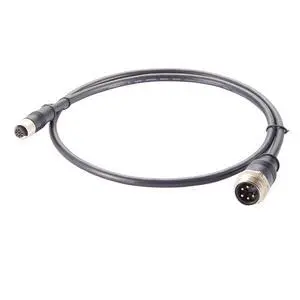 5 Poles 7/8" Mini-Change Male to M12 Micro-C Female Extension Cable IP67 Industrial Circular Connector Backbone Trunk Cable for DeviceNet CANopen NMEA 2000 Sensor IO Module (Black, 1M/3.28FT) 5 Poles 7/8" Mini-Change Male to M12 Micro-C Female Extension Cable IP67 Industrial Circular Connector Backbone Trunk Cable for DeviceNet CANopen NMEA 2000 Sensor IO Module (Black, 1M/3.28FT)