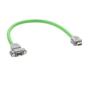 IX B Key Male to Female Cat6A Ethernet Extension Cable Type B Screw Panel Mount Inline Jack 10Gbps Shielded Machine Vision Cable for Industrial Camera Automation Robotics PLC(0.3M/0.98FT) IX B Key Male to Female Cat6A Ethernet Extension Cable Type B Screw Panel Mount Inline Jack 10Gbps Shielded Machine Vision Cable for Industrial Camera Automation Robotics PLC(0.3M/0.98FT)