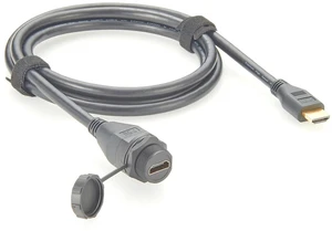 IP67 Waterproof HDMI 2.0 Extension Cable 4K@60Hz 18Gbps Flush Panel Mount Male to Female Video Cable for TV Monitor Projector PC (1.5M/4.92FT) IP67 Waterproof HDMI 2.0 Extension Cable 4K@60Hz 18Gbps Flush Panel Mount Male to Female Video Cable for TV Monitor Projector PC (1.5M/4.92FT)