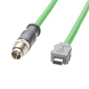 IX40G-B-10S-CV(7.0) IX B Key to M12 8Pin X-Code Male Cable 10Gbps Shielded Industrial Cat6A Ethernet GigE Vision Camera Cable for Machine Vision Robotic PLC Factory Automation(2M/6.6FT) (Male) IX40G-B-10S-CV(7.0) IX B Key to M12 8Pin X-Code Male Cable 10Gbps Shielded Industrial Cat6A Ethernet GigE Vision Camera Cable for Machine Vision Robotic PLC Factory Automation(2M/6.6FT) (Male)